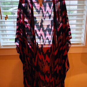 Free People Dripping Velvet Burnout Kimono